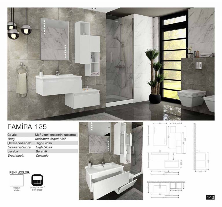 lux pamira banyo mobilyasi