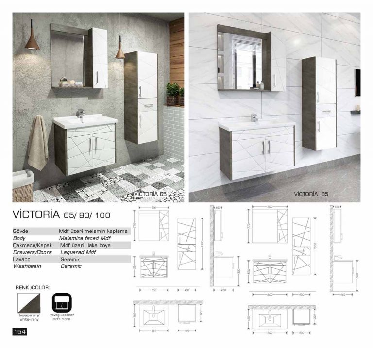 lux victoria banyo mobilyasi